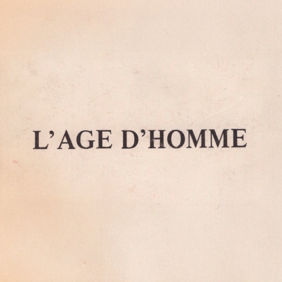 L'Âge d'Homme