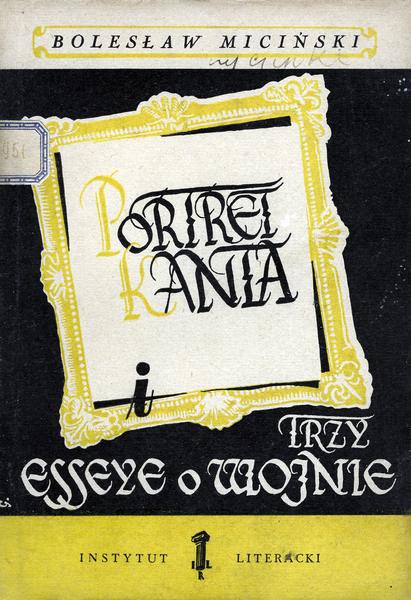 A Portrait of Kant and Three Essays on War Portret Kanta i Trzy Eseye o Wojnie