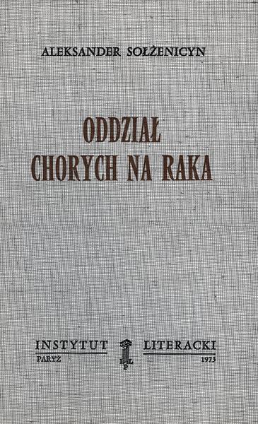 Cancer Ward Oddział Chorych Na Raka