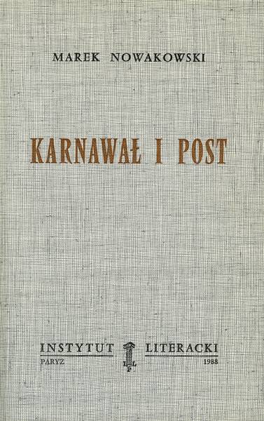 Carnival and Fasting Karnawał i post