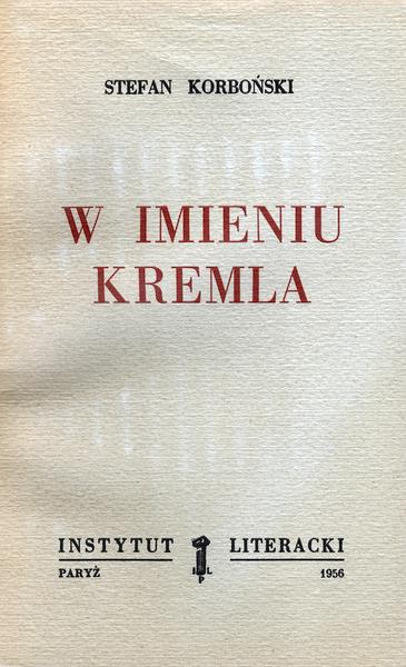In the Name of the Kremlin W Imieniu Kremla