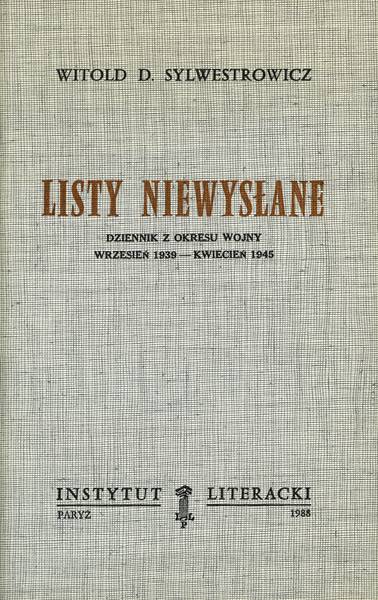 Letters Not Sent Listy niewysłane