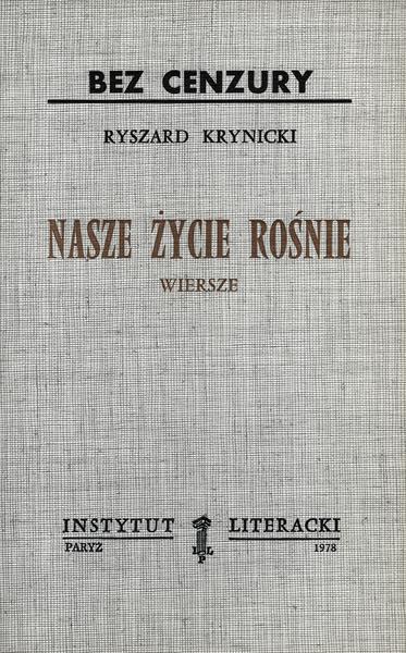 Our Life Grows: Poems Nasze Życie Rośnie. Wiersze