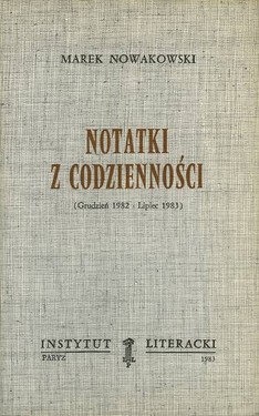 Notes from Everyday Life. (December 1982-July 1983).